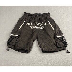 ALL $MILEZ CLOTHING Men's size L short cargo black Y2K,Hiking,Beach,Vacation